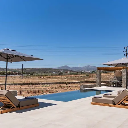 Villa Phoenix With Private Pool & Sea Views Near Naousa