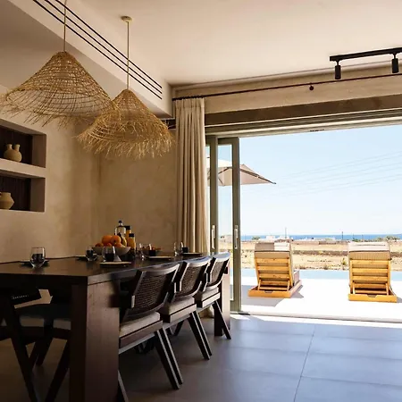 Phoenix With Private Pool & Sea Views Near Naousa Villa