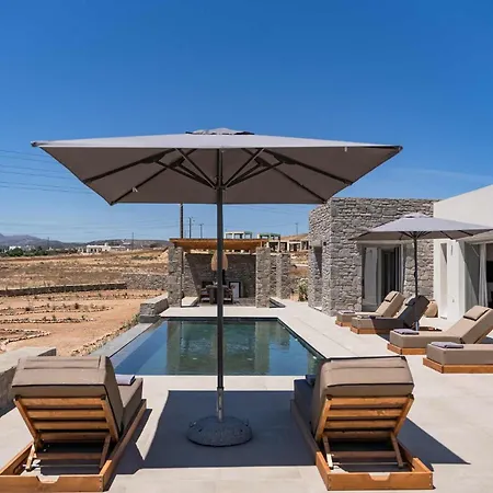 Phoenix With Private Pool & Sea Views Near Naousa Vila