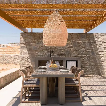 Vila Phoenix With Private Pool & Sea Views Near Naousa *