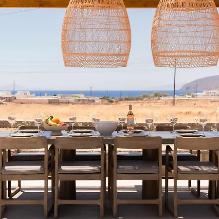 Vila Phoenix With Private Pool & Sea Views Near Naousa *