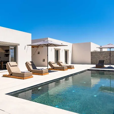 Phoenix With Private Pool & Sea Views Near Naousa Vila *