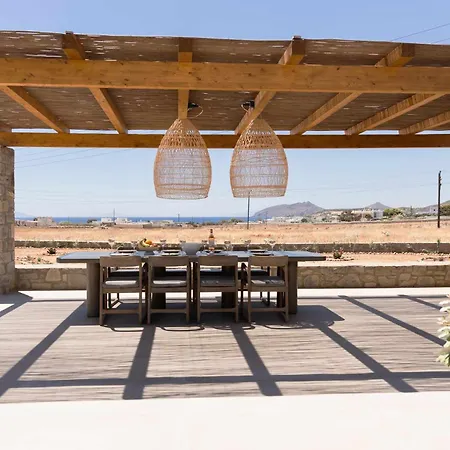 Vila Phoenix With Private Pool & Sea Views Near Naousa Ambelas