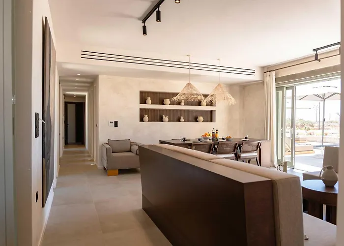 Phoenix With Private Pool & Sea Views Near Naousa Vila *