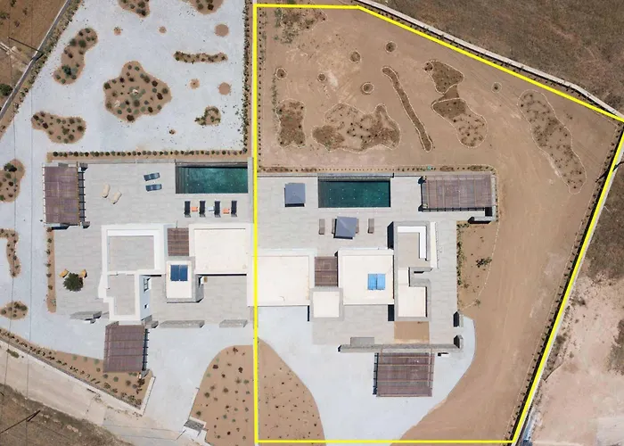 Vila Phoenix With Private Pool & Sea Views Near Naousa Ambelas