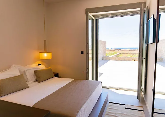 Phoenix With Private Pool & Sea Views Near Naousa Vila *