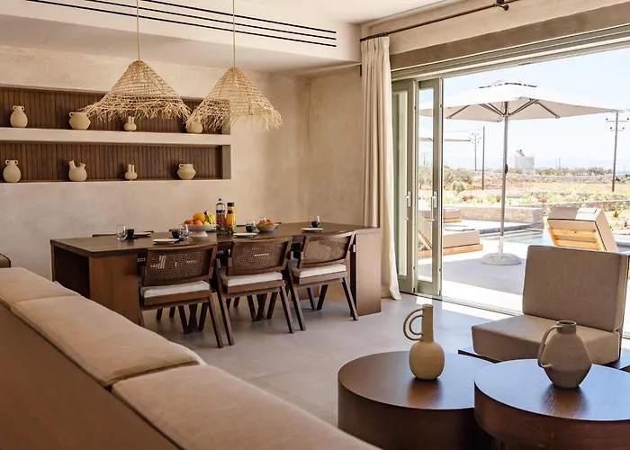 Vila Phoenix With Private Pool & Sea Views Near Naousa Ambelas