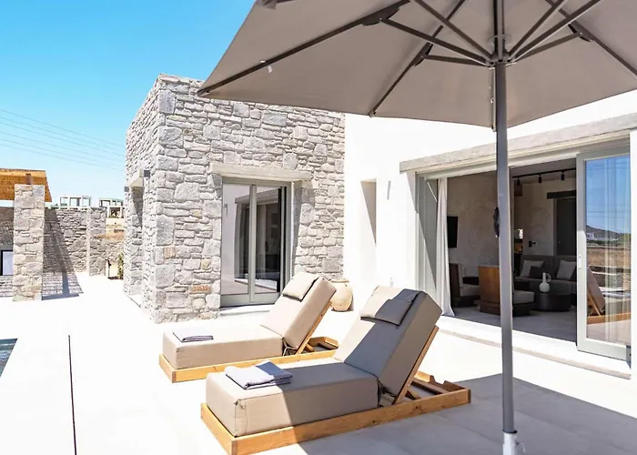 Phoenix With Private Pool & Sea Views Near Naousa Ambelas